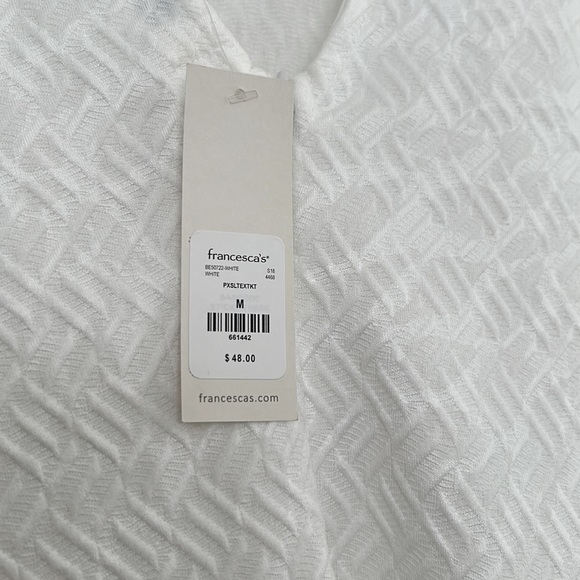 Francesca’s collection Women’s Midi Dress Sleeveless White medium - Picture 6 of 7